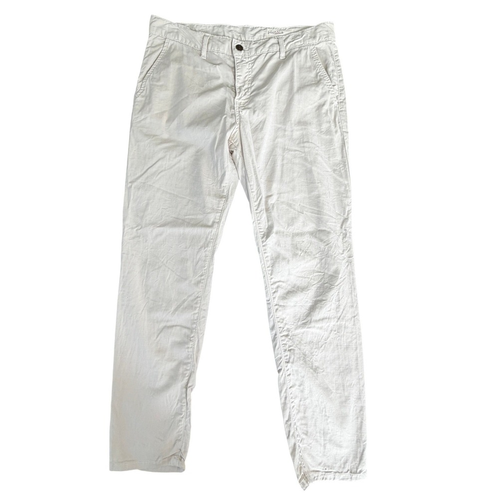 Pistola Slim Chino Pants Womens 29 White Minimalist French Normcore Capsule